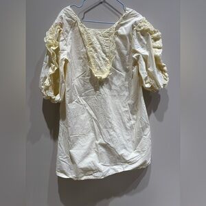 Tartine et Chocolat butter yellow cotton girls dress 10A